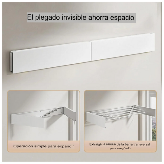 Tendedero Discreto de Pared