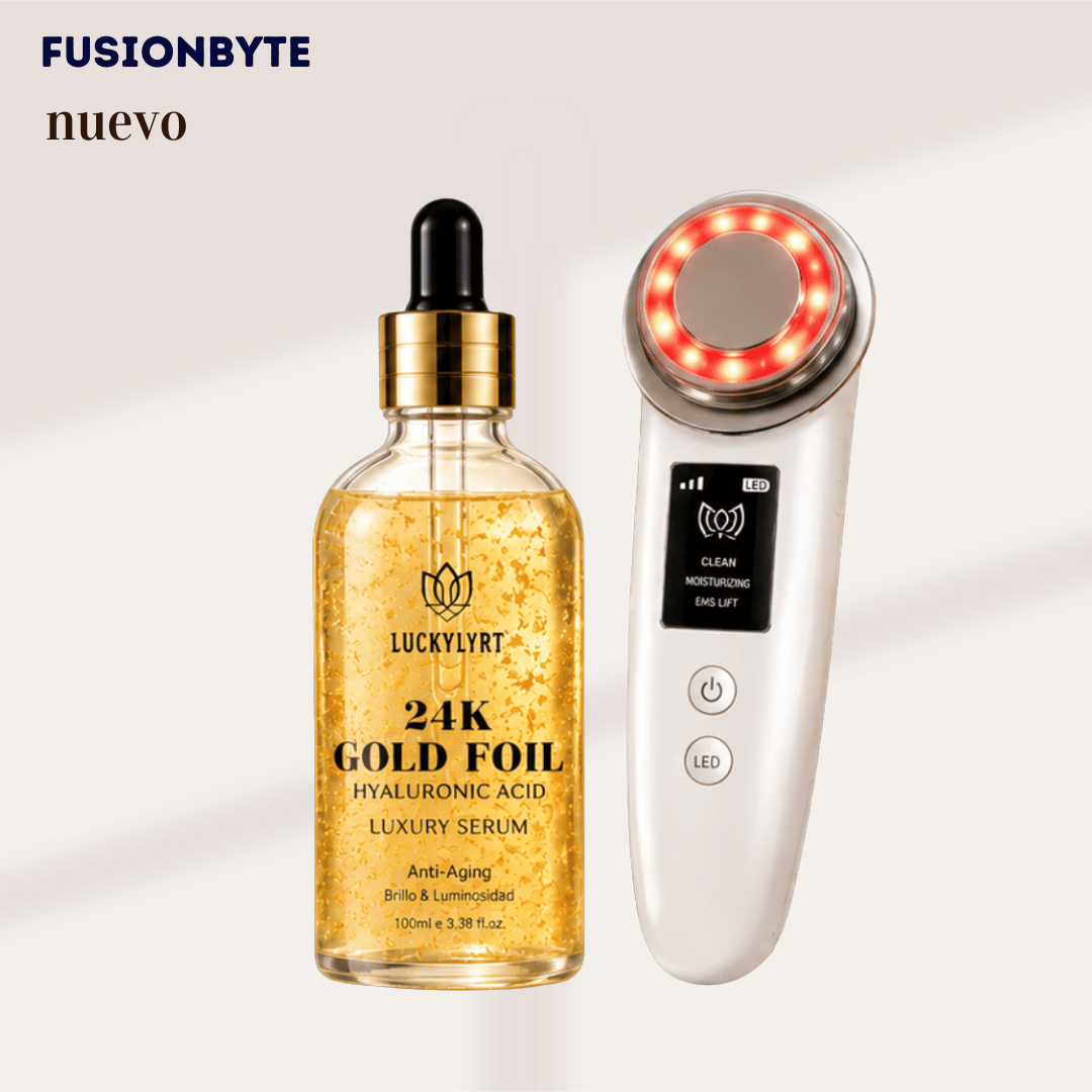 Pack ✨GLOW ✨ luz led fascial +Serum Gold 24 K🪄
