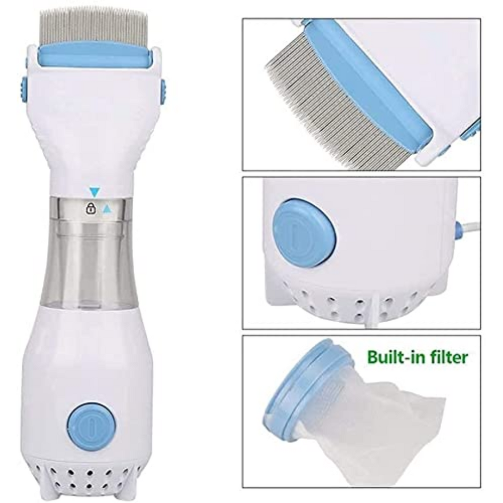 Peine Aspirador Eléctrico para Pediculosis