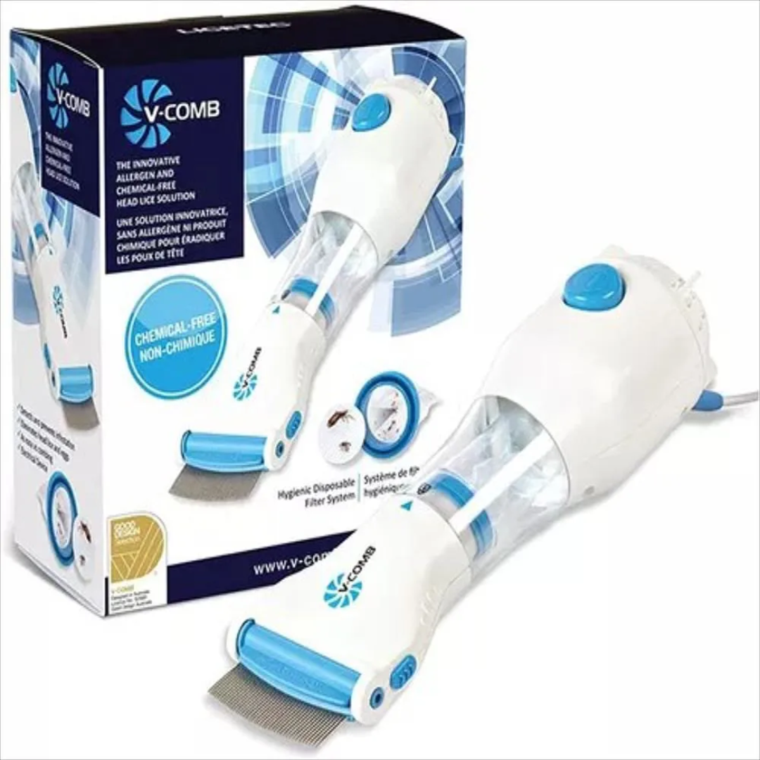 Peine Aspirador Eléctrico para Pediculosis