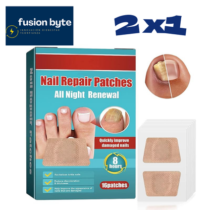 PARCHE UÑAS ANTIHONGOS  2x1 (cada caja contiene 16 parches)