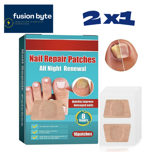 PARCHE UÑAS ANTIHONGOS  2x1 (cada caja contiene 16 parches)