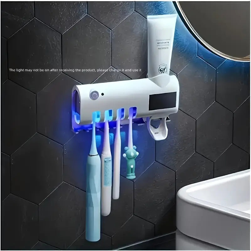 Soporte esterilizador de cepillo dientes