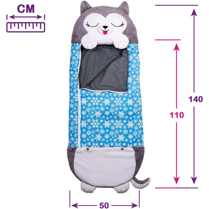 Saco de Dormir 2 en 1 Diseño Lobo