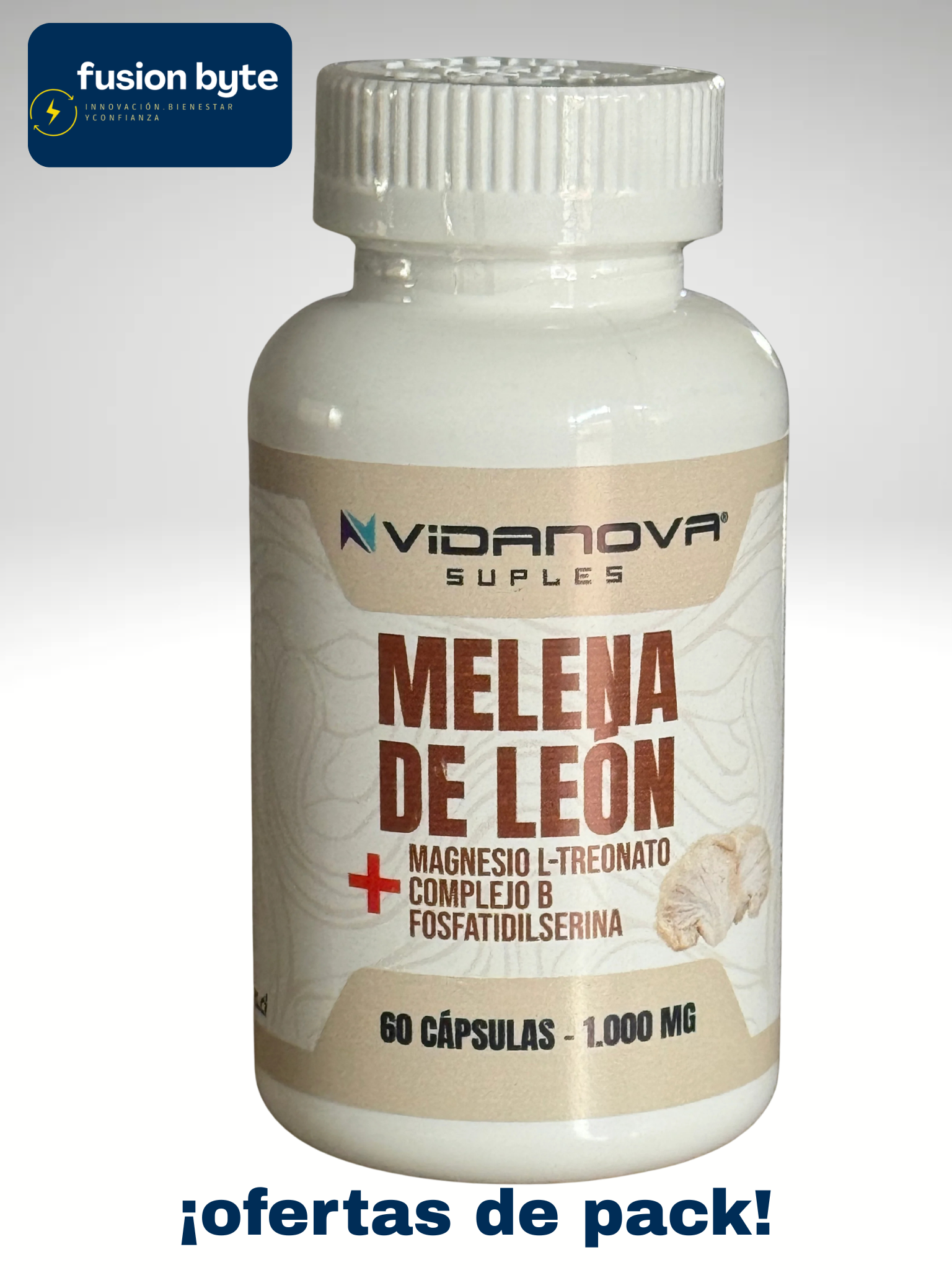 MELENA DE LEON FORTIFICADA 🧠2 MESES .(ofertas de pack🔥)