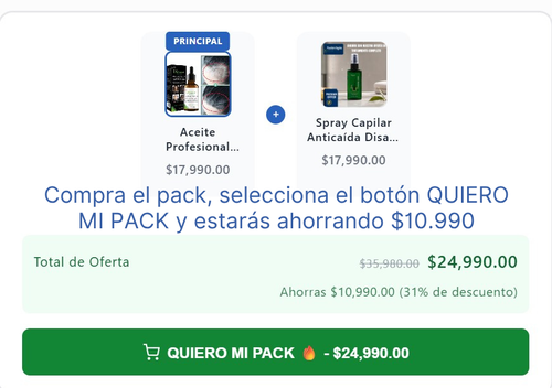 Aceite Profesional Anti-caída Y Crecimiento🍃 (oferta de pack🔥)