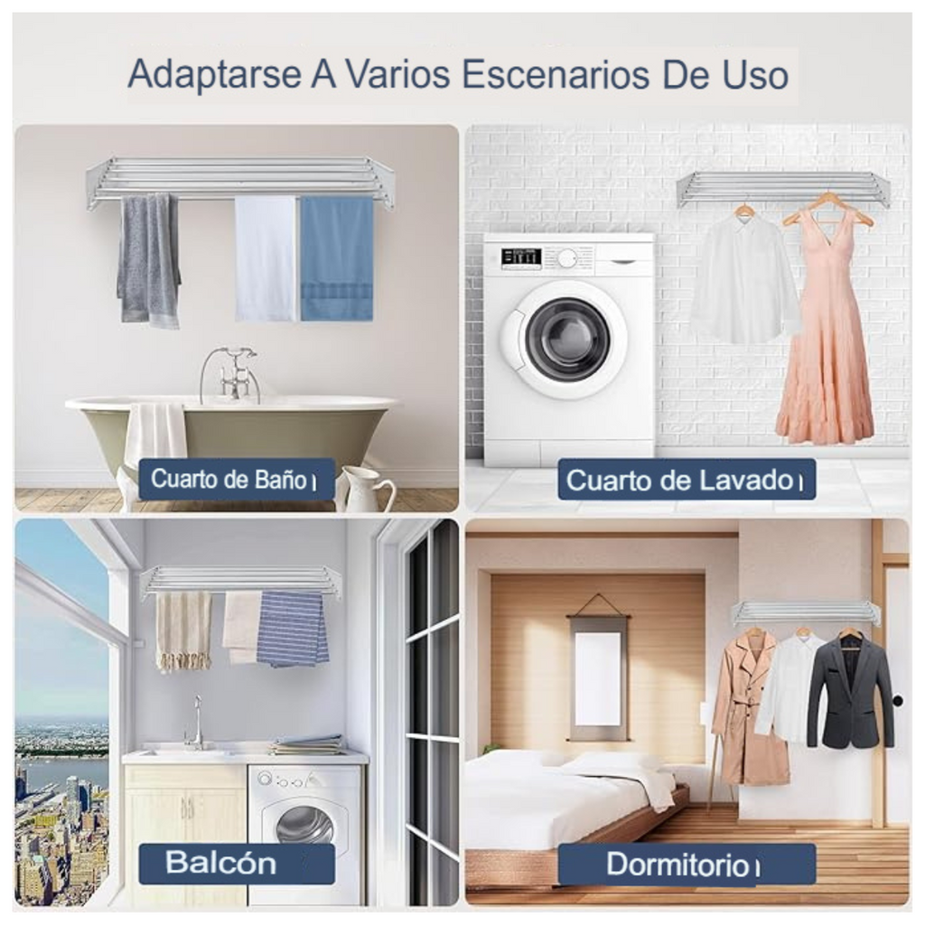 Tendedero Discreto de Pared